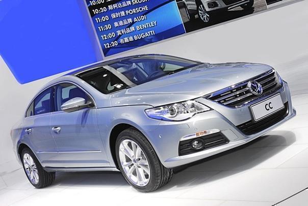 Der Volkswagen CC feiert seine Premiere auf der diesjährigen Auto China Messe in Peking. Foto: unitedpictures/auto-reporter.net 